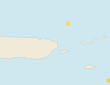 Satellite floating-algae map near Luquillo, Feb 2026 (opens full map image in a new tab)