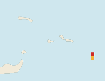 Satellite floating-algae map near Providenciales, Feb 2026 (opens full map image in a new tab)
