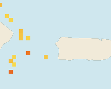Satellite floating-algae map near Rincon, Feb 2026 (opens full map image in a new tab)