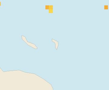 Satellite floating-algae map near Bonaire, Mar 2026 (opens full map image in a new tab)