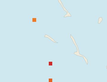 Satellite floating-algae map near Great Exuma, Mar 2026 (opens full map image in a new tab)