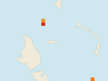 Satellite floating-algae map near Nassau and Cable Beach, Mar 2026 (opens full map image in a new tab)