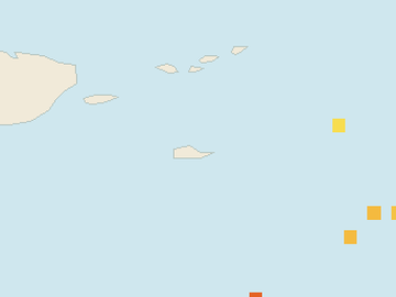 Satellite floating-algae map near St. Croix, Mar 2026 (opens full map image in a new tab)