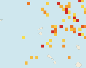 Satellite floating-algae map near St. Maarten, Mar 2026 (opens full map image in a new tab)
