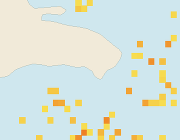 Satellite floating-algae map near Bayahibe, Apr 2026 (opens full map image in a new tab)