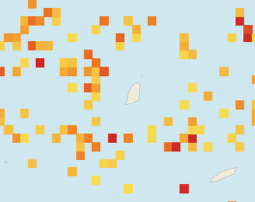 Satellite floating-algae map near Grand Anse, Apr 2026 (opens full map image in a new tab)