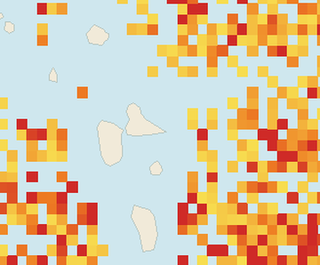 Satellite floating-algae map near Guadeloupe Atlantic Coast, Apr 2026 (opens full map image in a new tab)