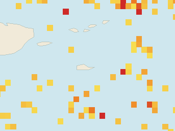 Satellite floating-algae map near St. Croix, Apr 2026 (opens full map image in a new tab)