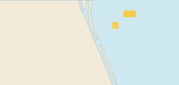 Satellite floating-algae map near Cocoa Beach, May 2026 (opens full map image in a new tab)
