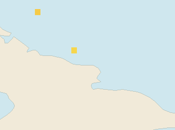 Satellite floating-algae map near Guardalavaca, Jun 2026 (opens full map image in a new tab)