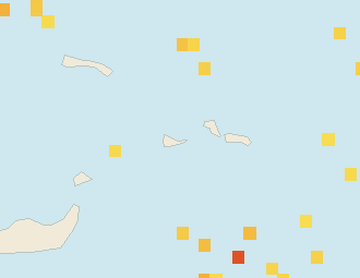Satellite floating-algae map near Providenciales, Jun 2026 (opens full map image in a new tab)