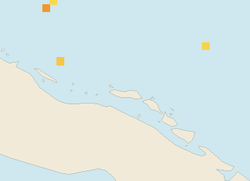 Satellite floating-algae map near Cayo Coco, Jul 2026 (opens full map image in a new tab)