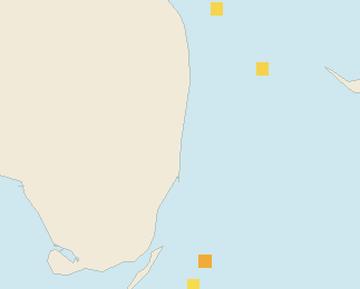 Satellite floating-algae map near Fort Lauderdale, Aug 2026 (opens full map image in a new tab)