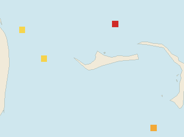 Satellite floating-algae map near Grand Bahama, Aug 2026 (opens full map image in a new tab)