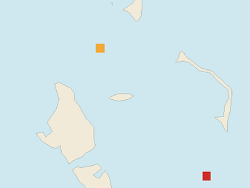 Satellite floating-algae map near Nassau and Cable Beach, Aug 2026 (opens full map image in a new tab)